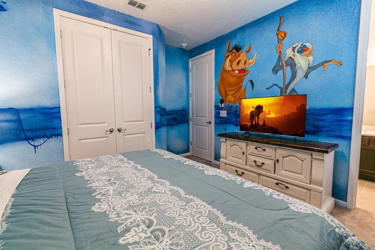 Luxury 12 Bedrooms Pool House 10 Min To Disney4630 基西米 外观 照片