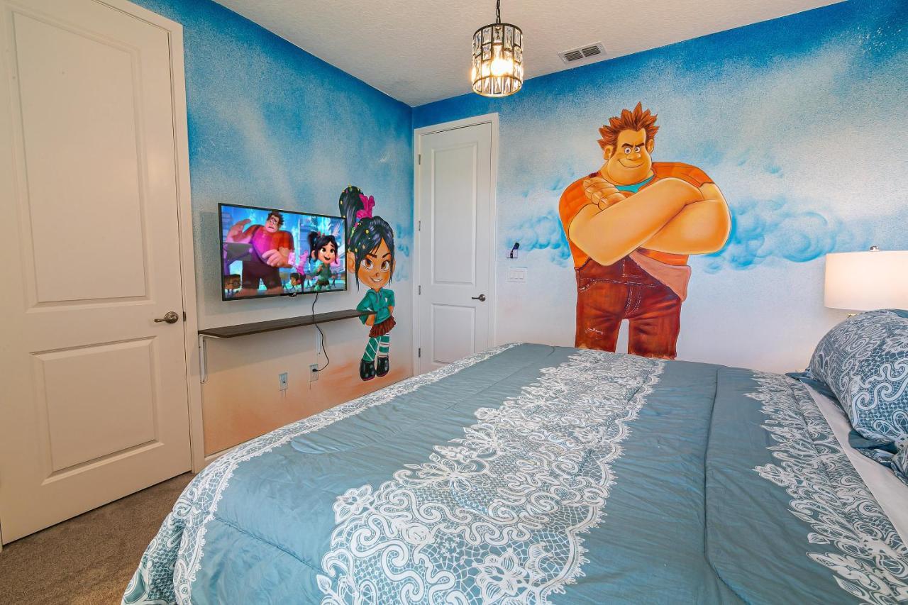 Luxury 12 Bedrooms Pool House 10 Min To Disney4630 基西米 外观 照片